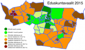 Tampereen äänestysalueet 2